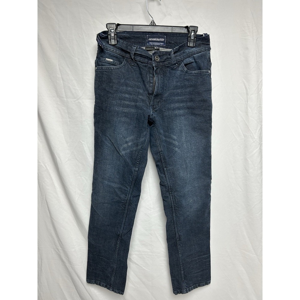 Fieldsheer Dark Wash Denim Riding Jeans Size 28x32 Straight Leg Reinforced Seat